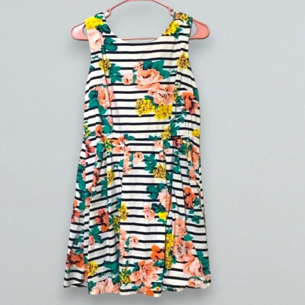 Floral Striped Dress